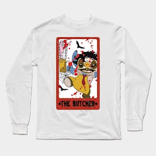 Funny Stitch Shirt,Disney Halloween Shirt, Retro Horror Halloween T Shirt, Horror Movie Character Shirt Long Sleeve T-Shirt